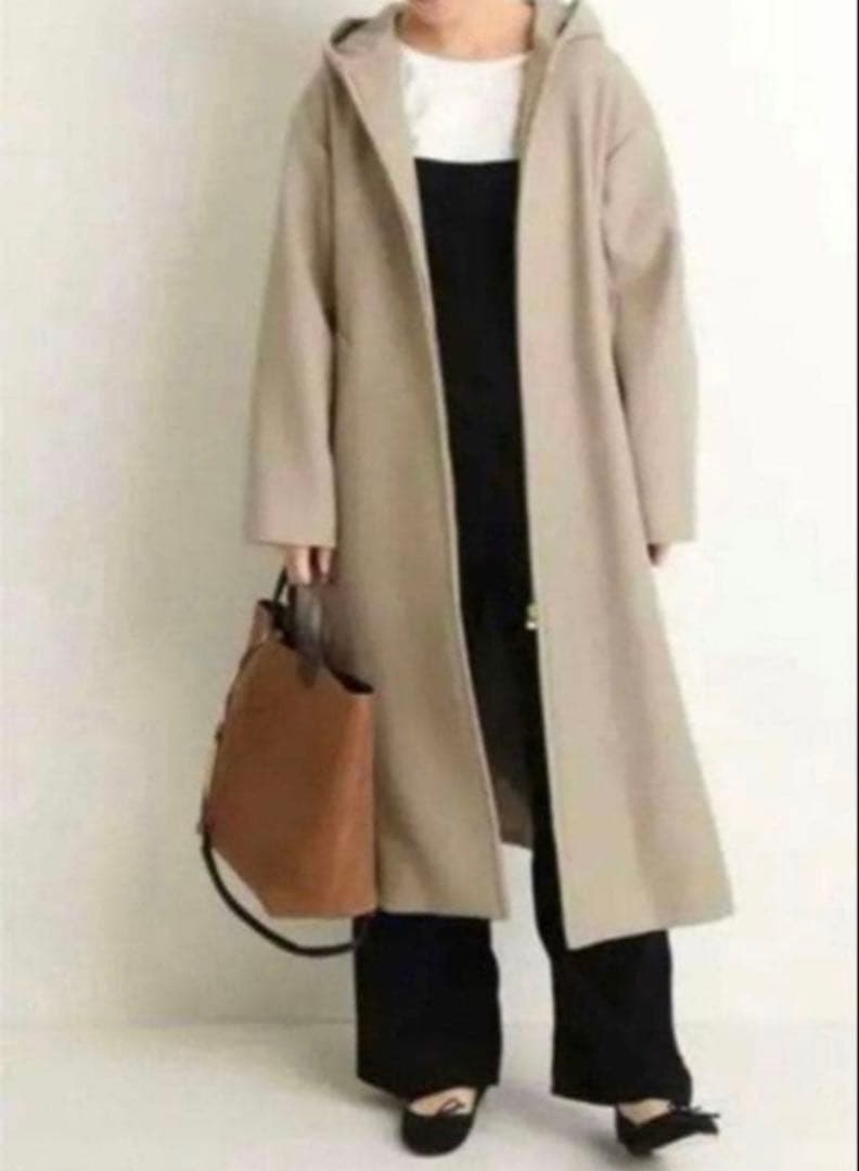 【美品】SLOBE IENA HAMILTONフードロングコート