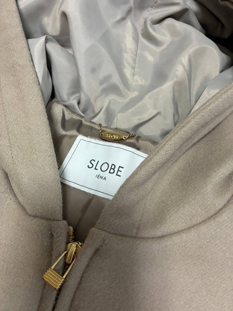【美品】SLOBE IENA HAMILTONフードロングコート