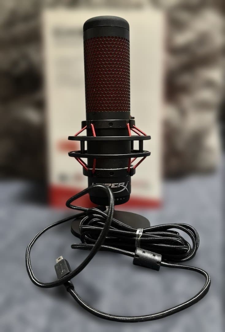 HyperX HX-MICQC-BK スタンドアロンマイク ストリーマー