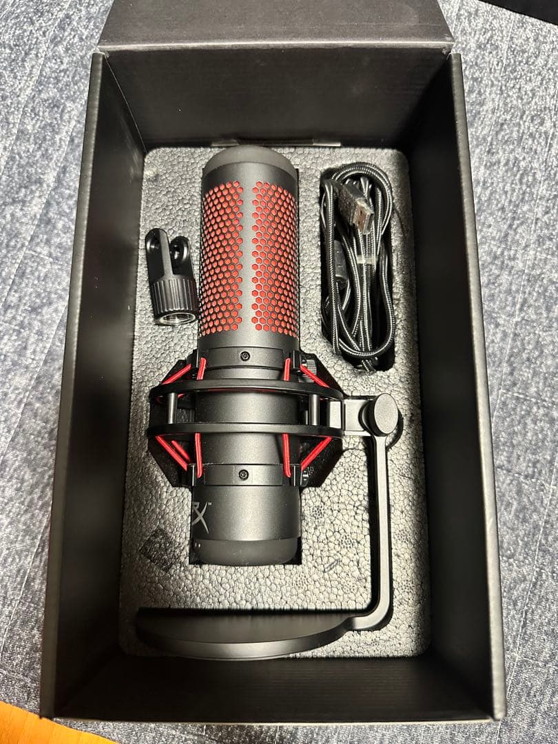 HyperX HX-MICQC-BK スタンドアロンマイク ストリーマー