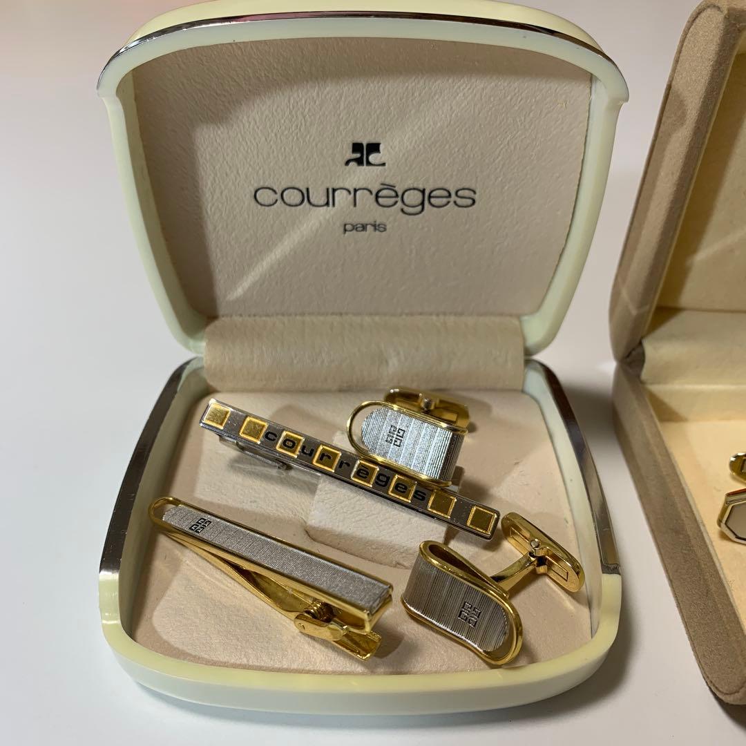 brand４種ネクタイピン、カフスボタン