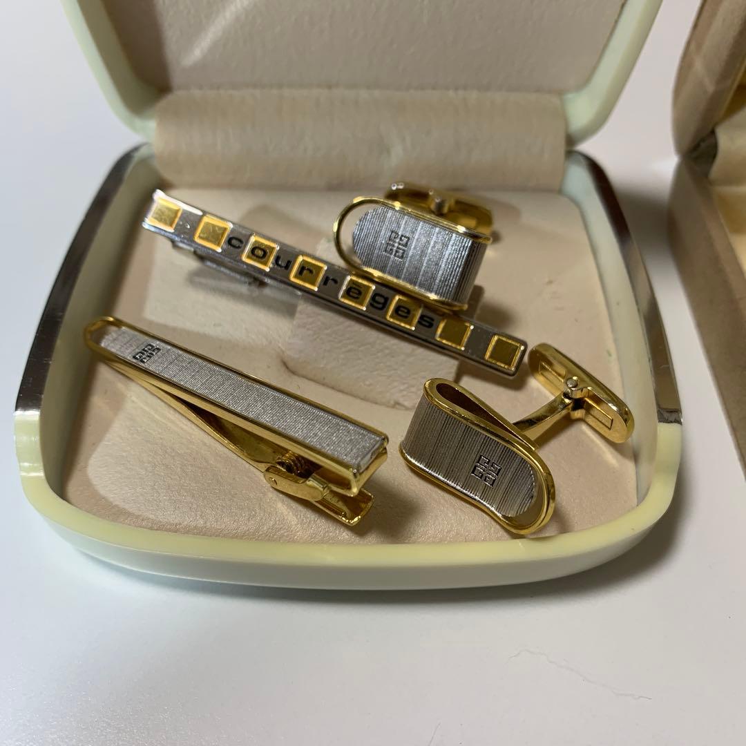 brand４種ネクタイピン、カフスボタン