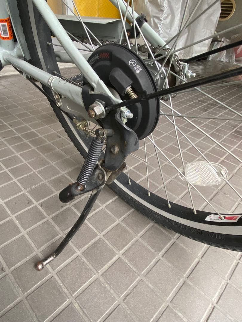 【直接受け渡し】ブリジストン bike 22インチ　ビッケ　子供用自転車 グレー