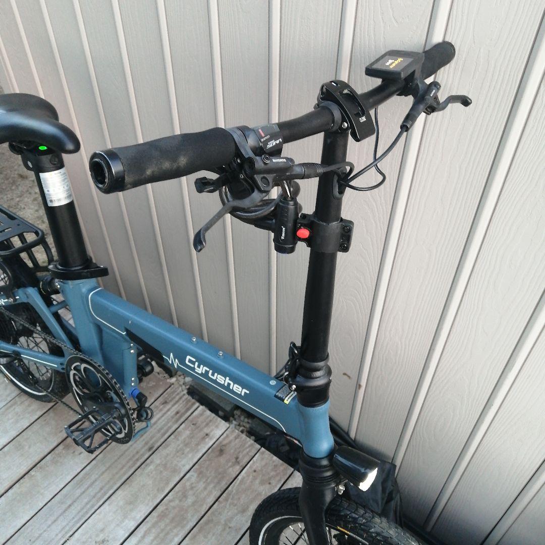 Cyrusher 電動アシスト自転車 ブルー