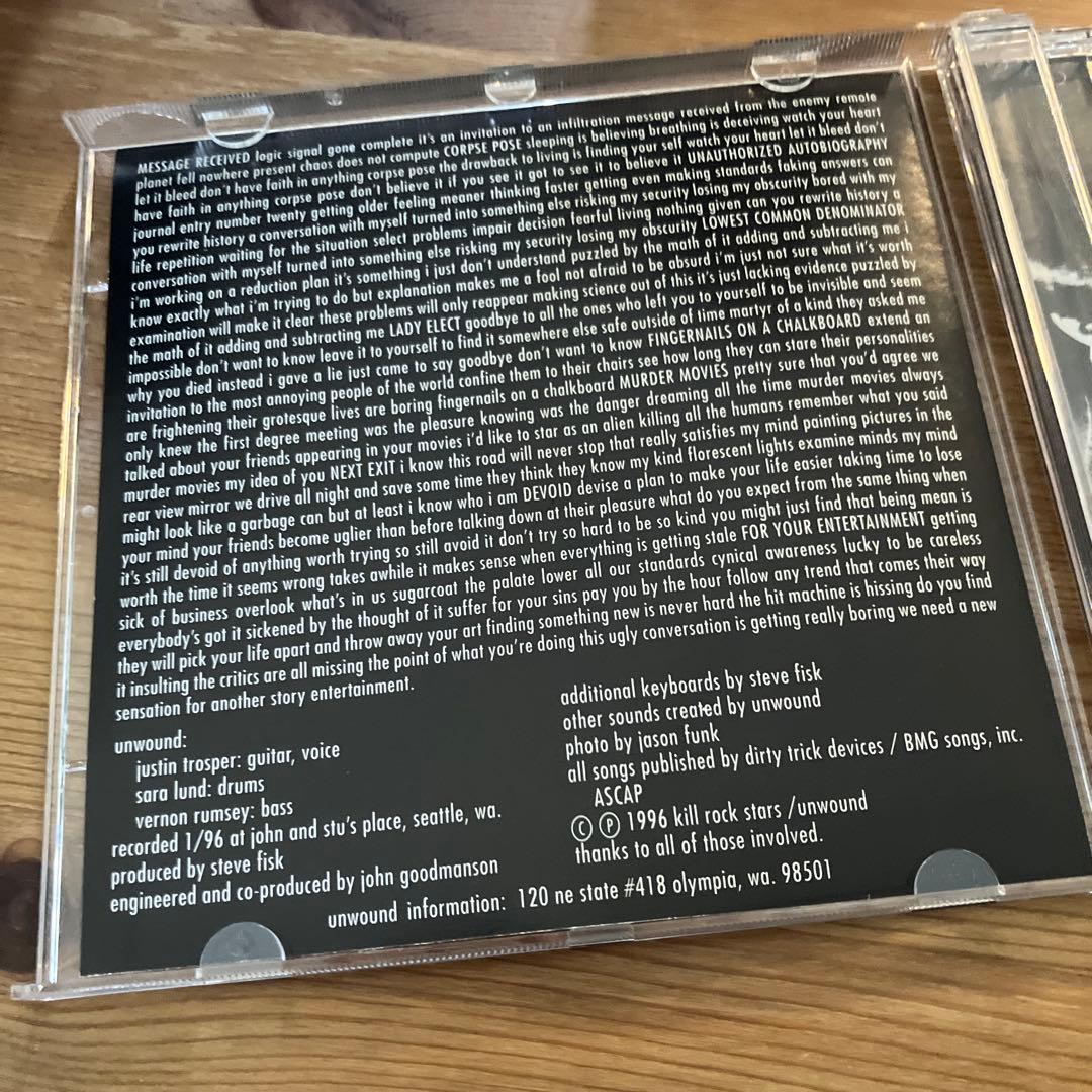 洋楽 Unwound     Repitition