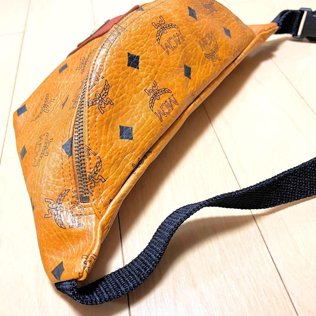 ♓美品♓特価♓ MCM　ヴィセトス　レザー　ブラウン　ウエストポーチ