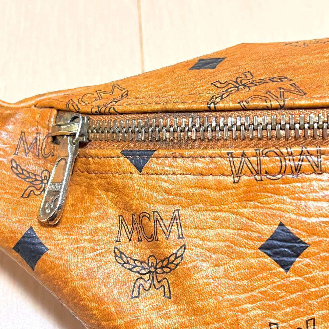 ♓美品♓特価♓ MCM　ヴィセトス　レザー　ブラウン　ウエストポーチ
