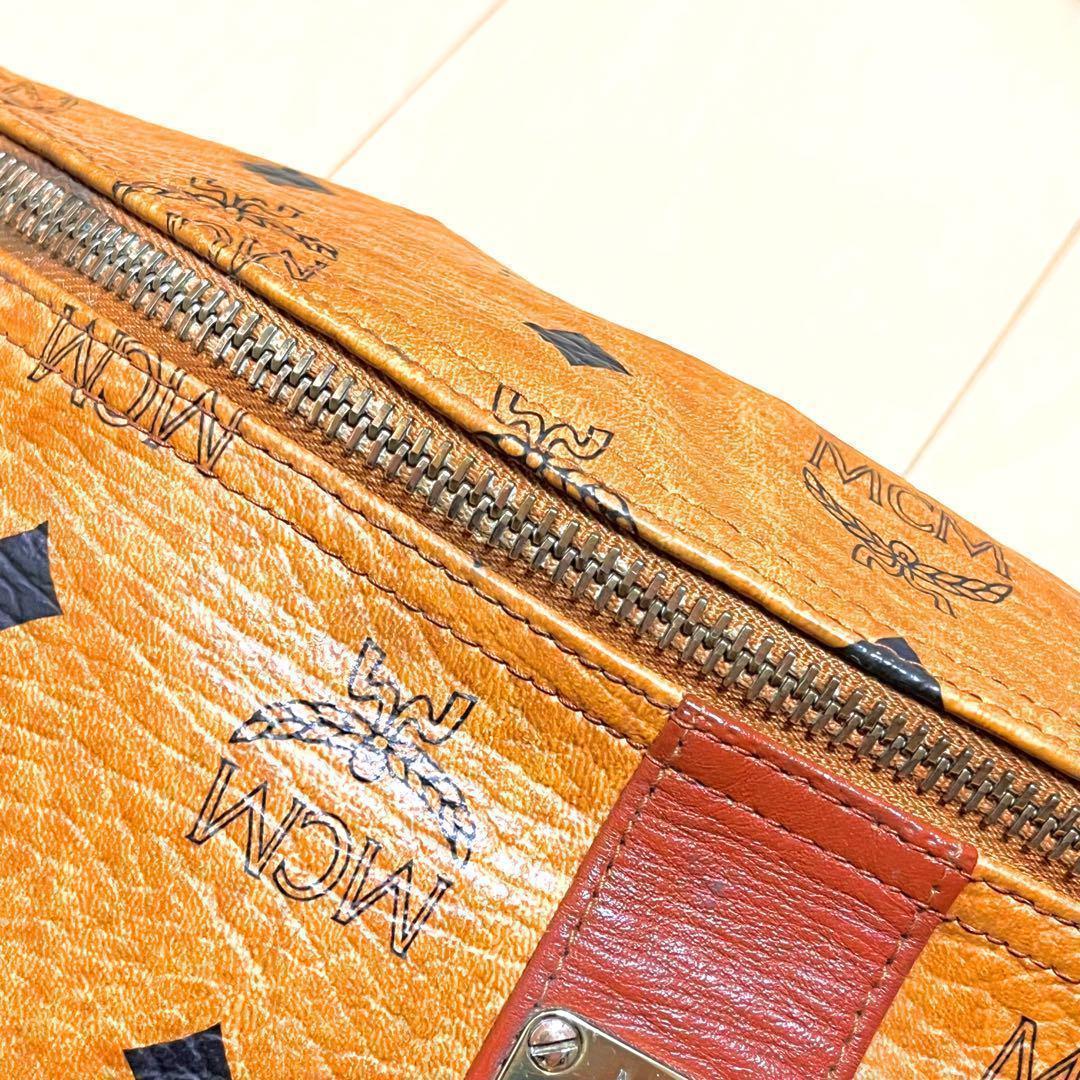 ♓美品♓特価♓ MCM　ヴィセトス　レザー　ブラウン　ウエストポーチ