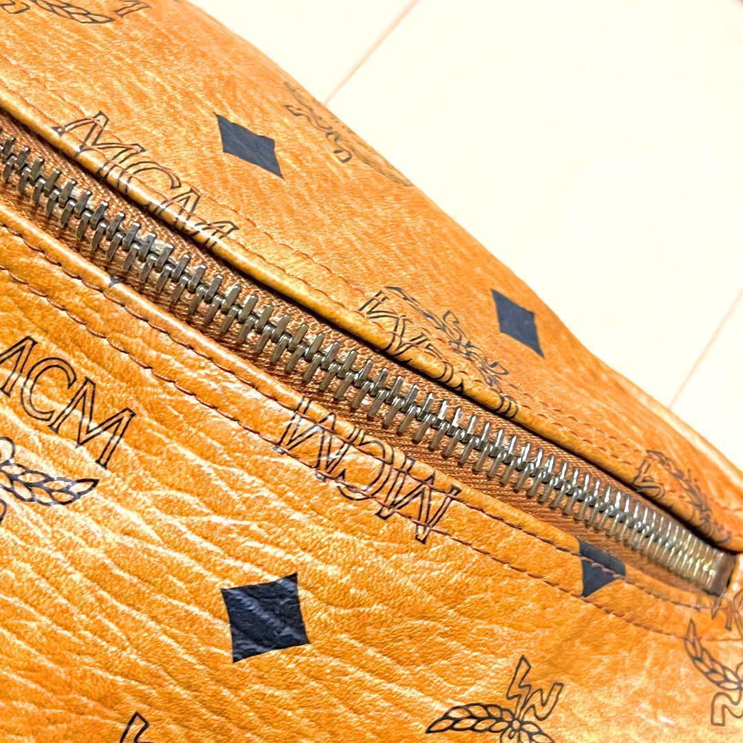 ♓美品♓特価♓ MCM　ヴィセトス　レザー　ブラウン　ウエストポーチ