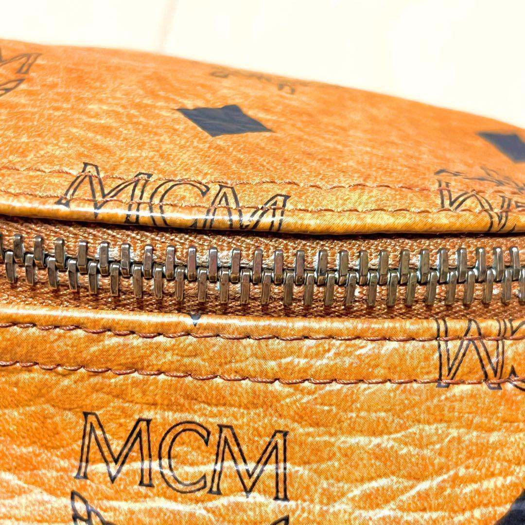 ♓美品♓特価♓ MCM　ヴィセトス　レザー　ブラウン　ウエストポーチ
