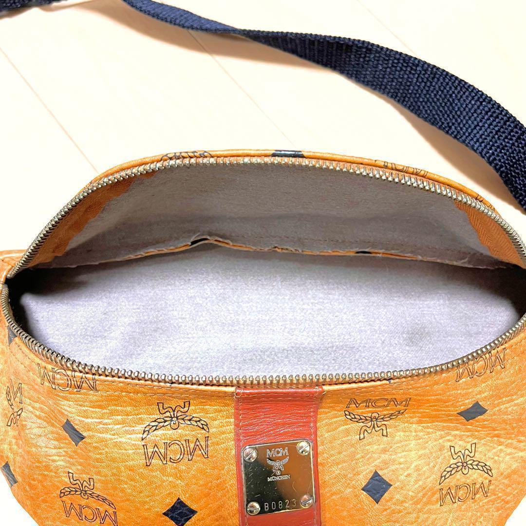 ♓美品♓特価♓ MCM　ヴィセトス　レザー　ブラウン　ウエストポーチ
