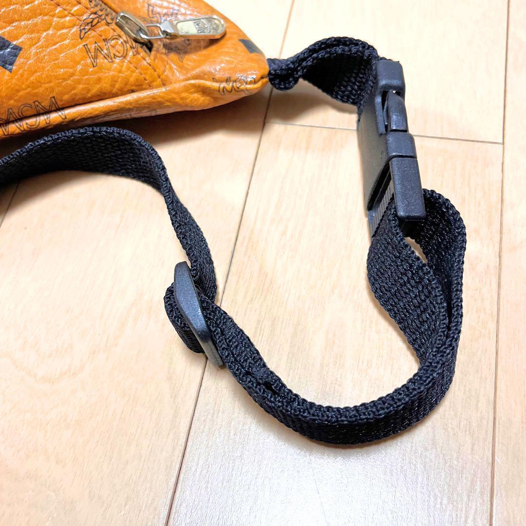 ♓美品♓特価♓ MCM　ヴィセトス　レザー　ブラウン　ウエストポーチ