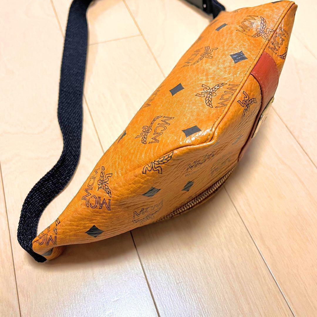 ♓美品♓特価♓ MCM　ヴィセトス　レザー　ブラウン　ウエストポーチ