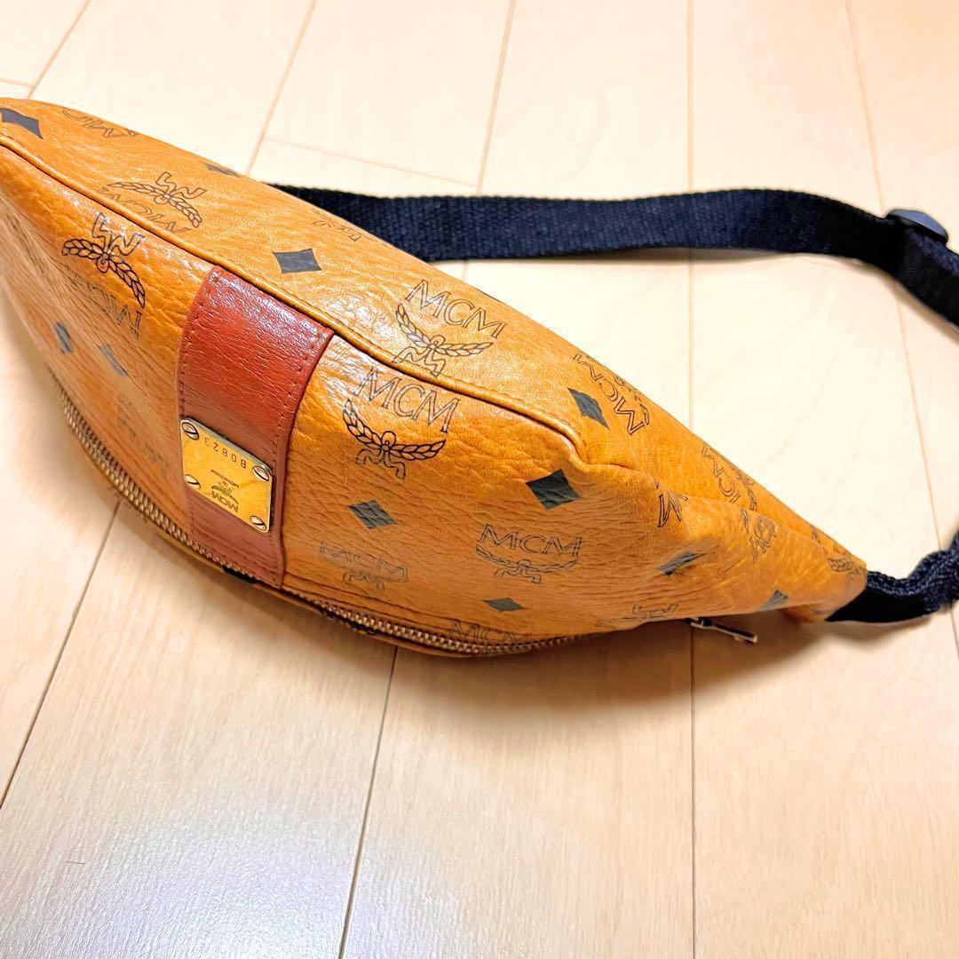 ♓美品♓特価♓ MCM　ヴィセトス　レザー　ブラウン　ウエストポーチ