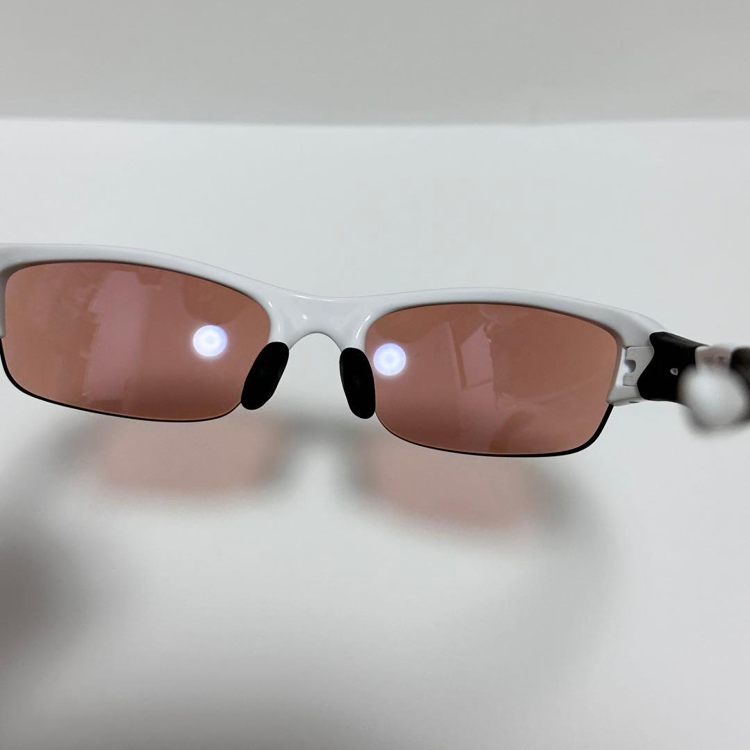 Oakley スポーツサングラス ホワイト/ブラック