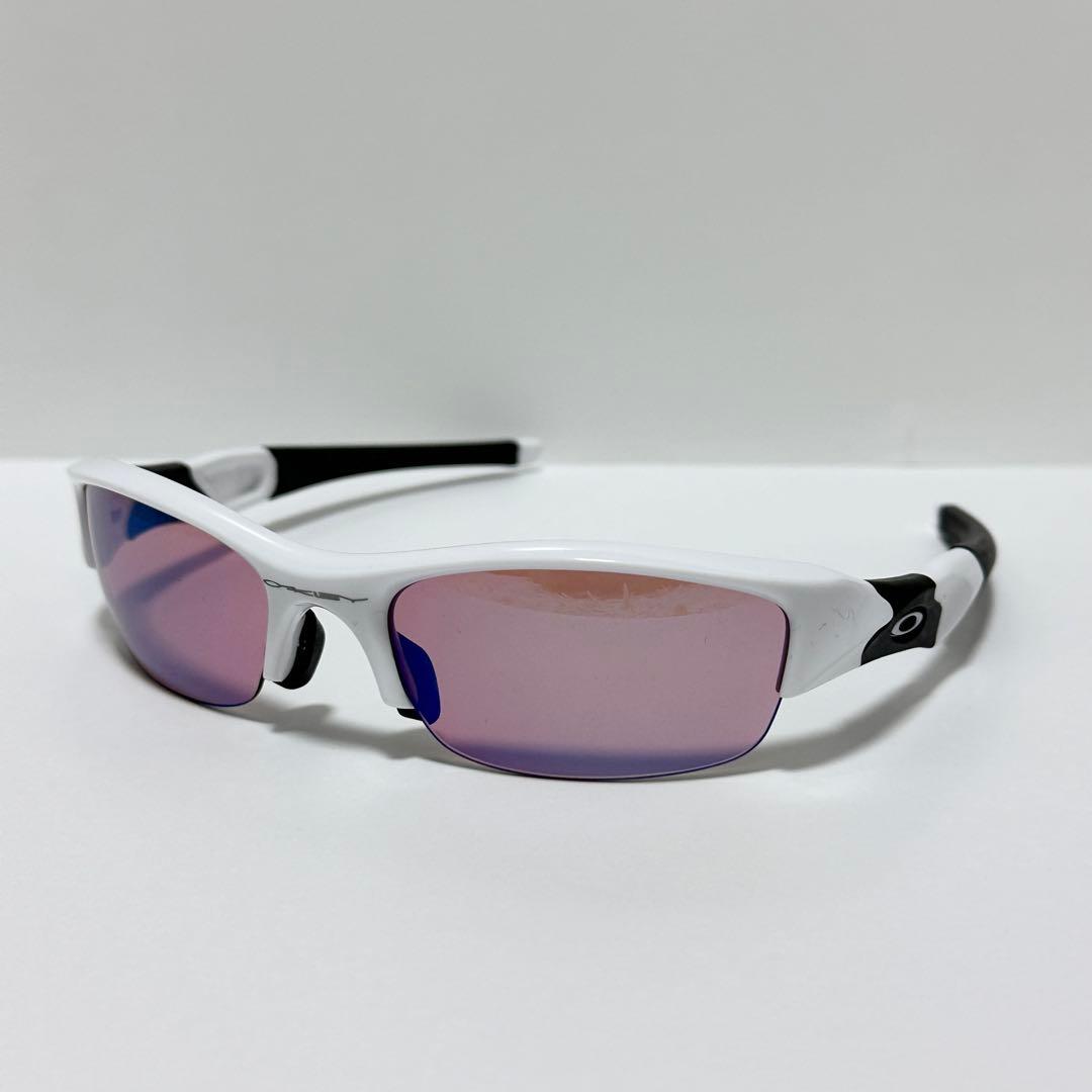 Oakley スポーツサングラス ホワイト/ブラック
