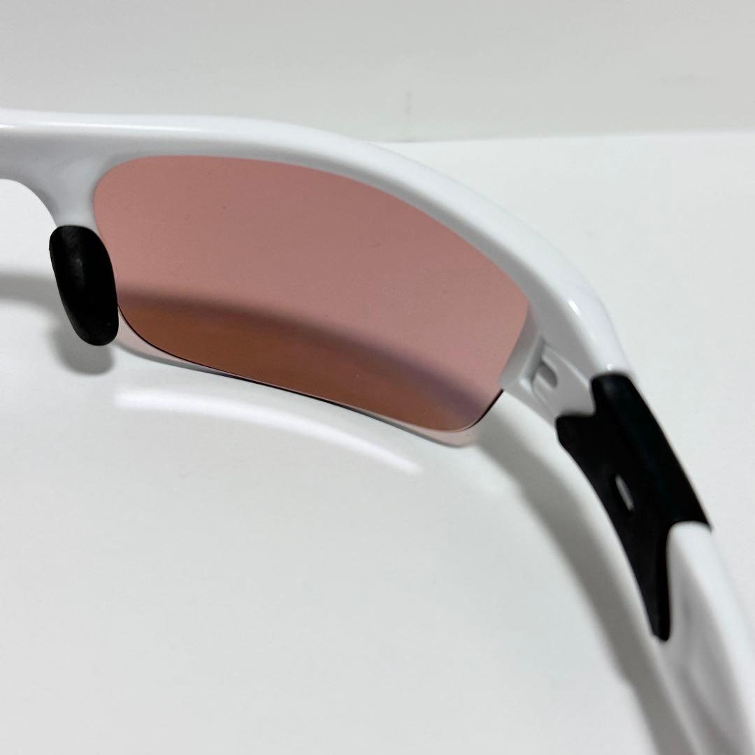 Oakley スポーツサングラス ホワイト/ブラック