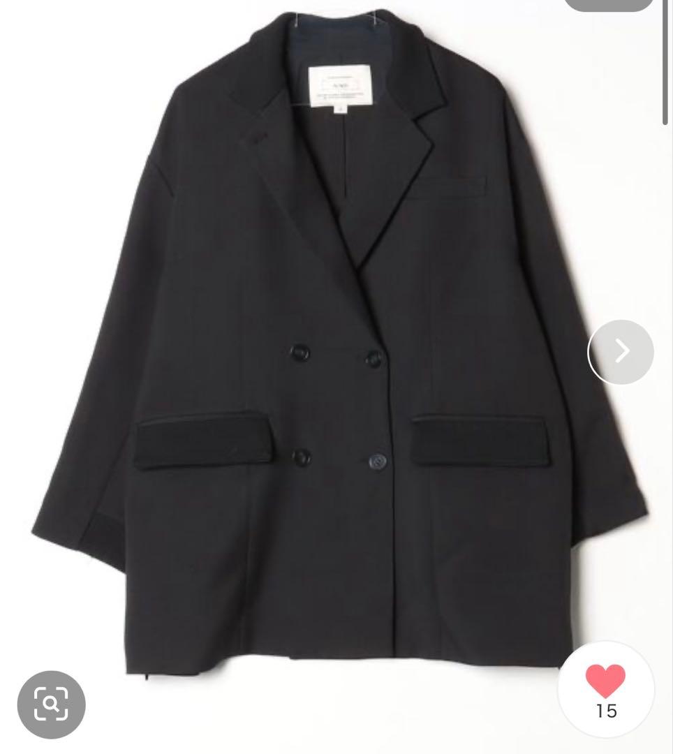 ジャケット・アウター AMERI VINTAGE RIB SWITCHING OVER JACKET