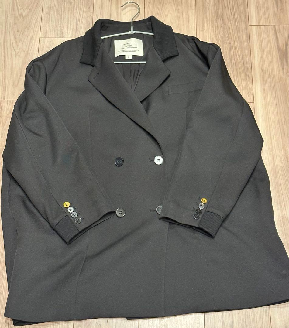 ジャケット・アウター AMERI VINTAGE RIB SWITCHING OVER JACKET