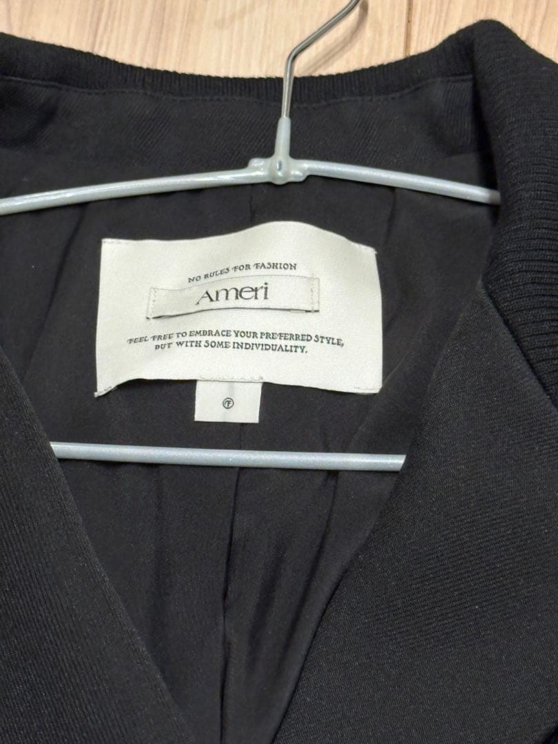 ジャケット・アウター AMERI VINTAGE RIB SWITCHING OVER JACKET