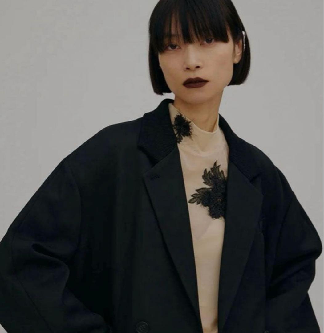 ジャケット・アウター AMERI VINTAGE RIB SWITCHING OVER JACKET
