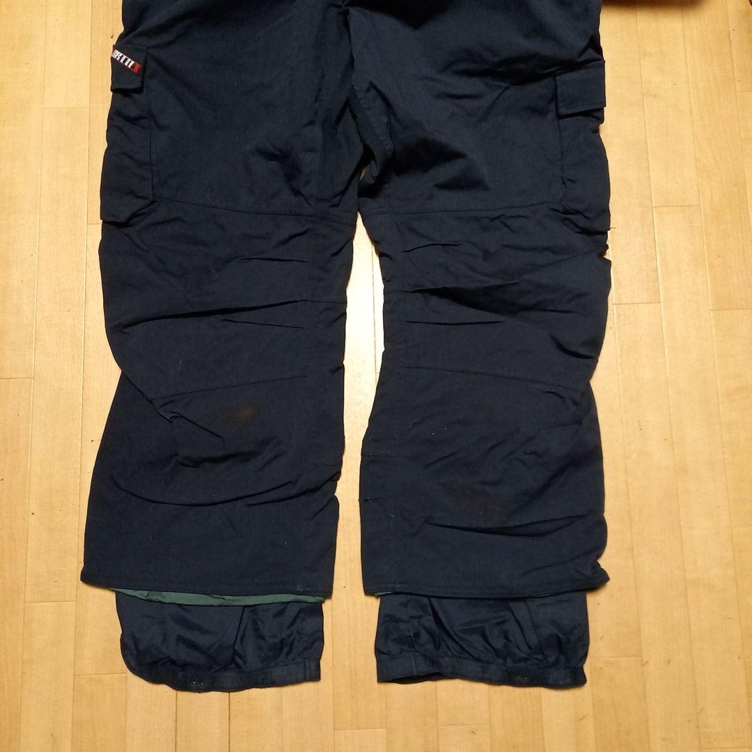 ​【いろはす】00's BURTON カーゴパンツ ブラック バイオライト