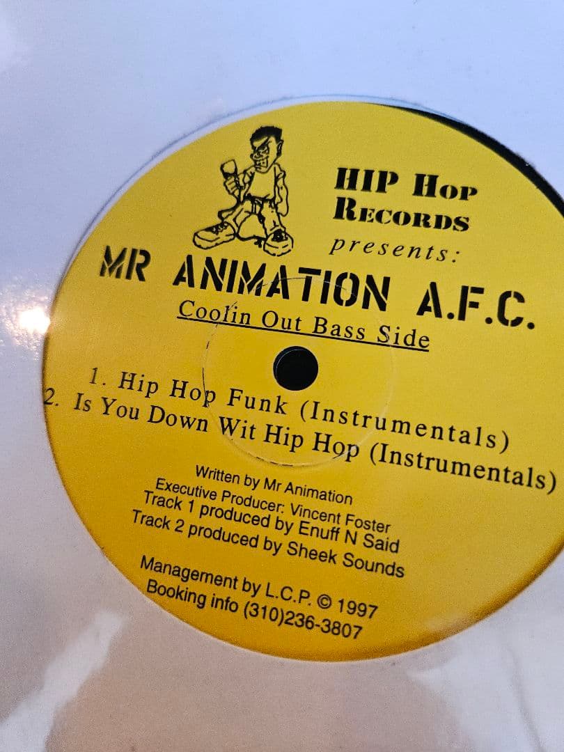 Mr Animation A.F.C. ヒップホップレコード 1997年