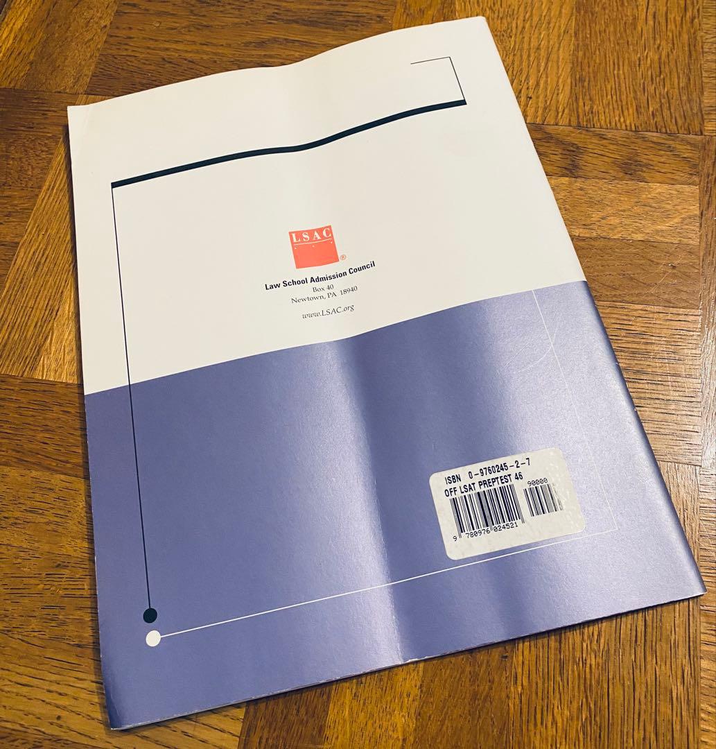 LSAT 公式練習問題集とKaplan模擬テストセット