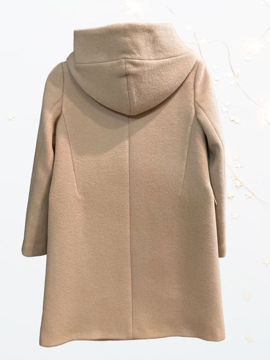 UNTITLED フーデットコート ベージュ