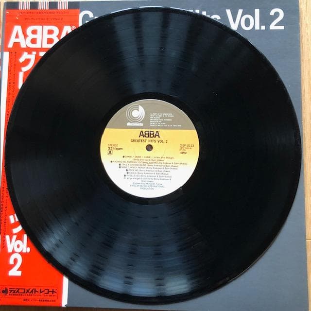 アバ『グレイテスト・ヒッツ Vol.2』国内盤 帯付 LP d951y96
