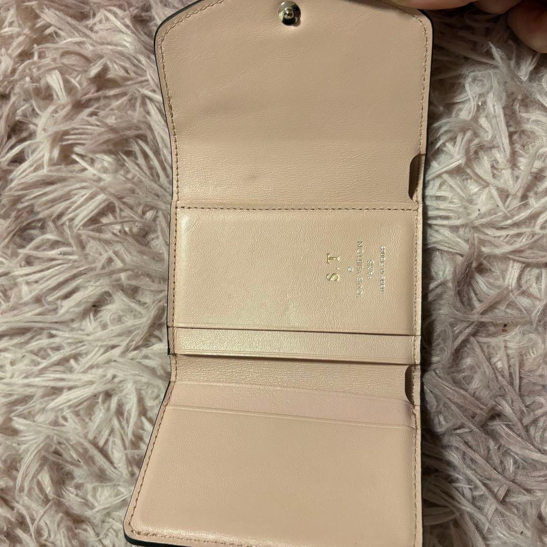 Louis Vuitton 三つ折り財布 ピンクベージュ