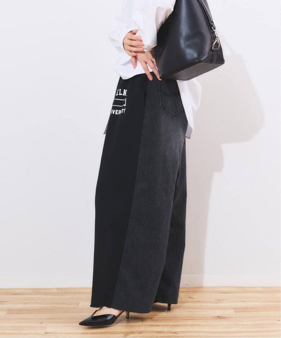 新品　INSCRIRE LEE LESSAGEドッキングパンツ　デニム