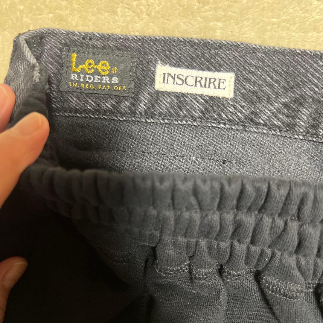 新品　INSCRIRE LEE LESSAGEドッキングパンツ　デニム