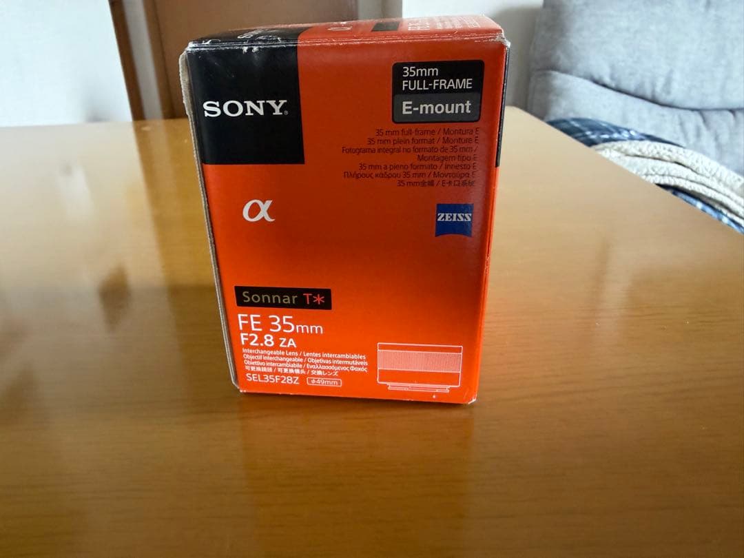 Sony FE 35mm F2.8 za SEL35F28Zレンズ
