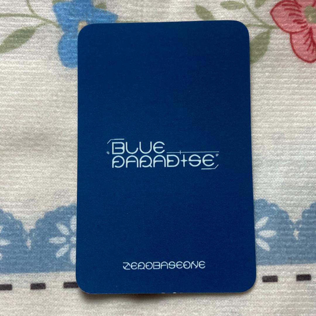 ZB1 ジャンハオ 人気歌謡 BLUE PARADISE サノク トレカ