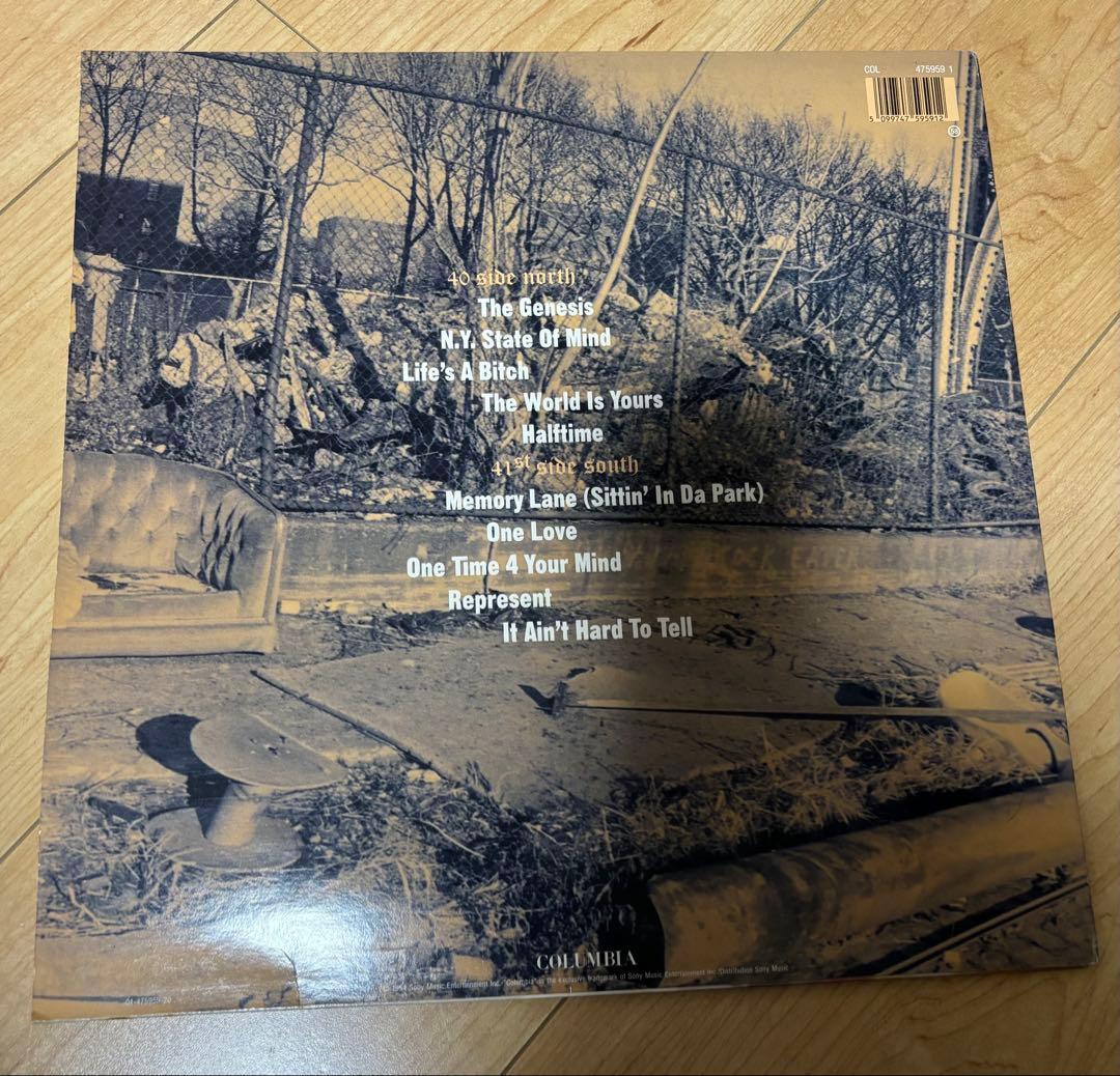 Nas Illmatic LP レコード　アナログ　vinyl イルマティック