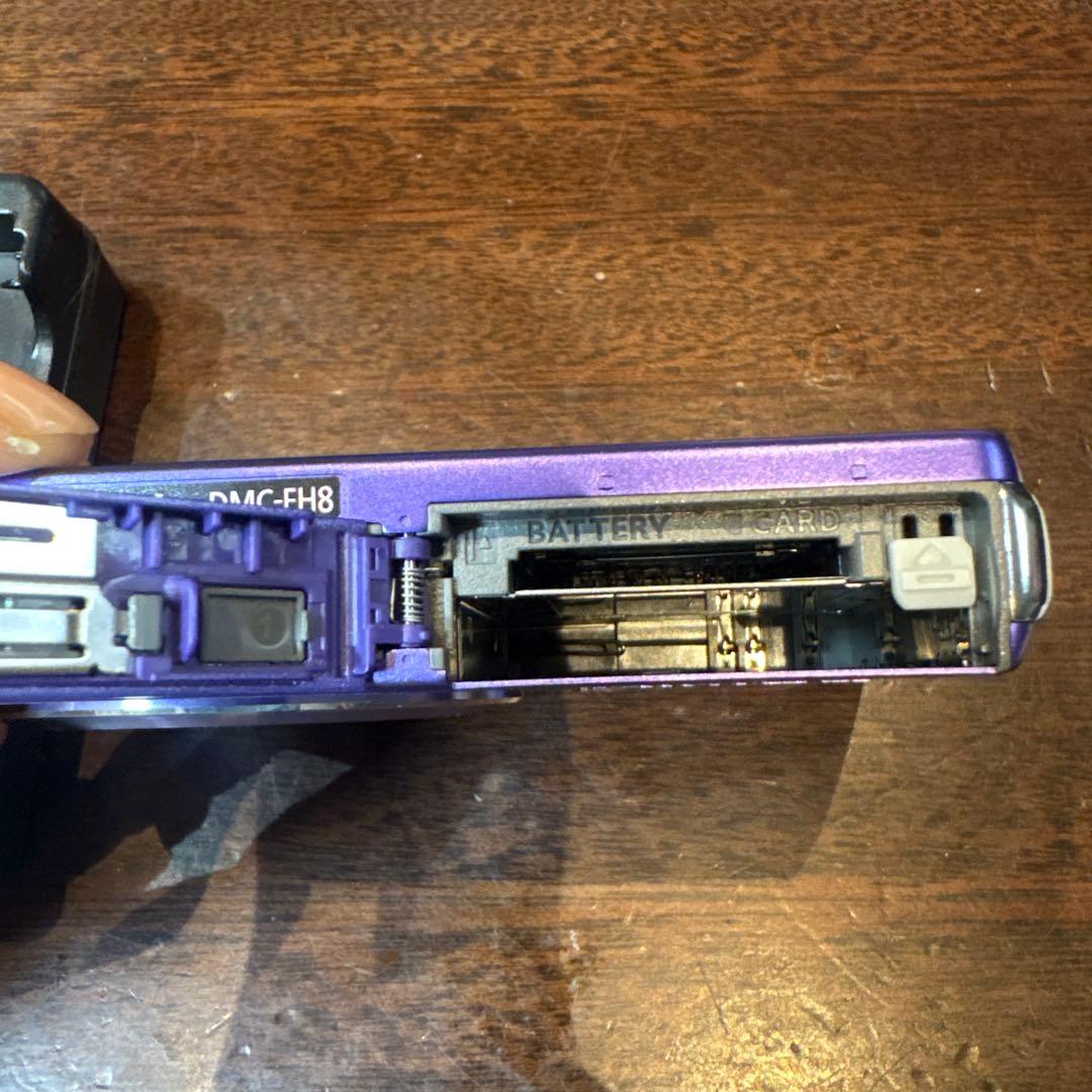 【美品】Panasonic LUMIX DMC-FH8 パープル