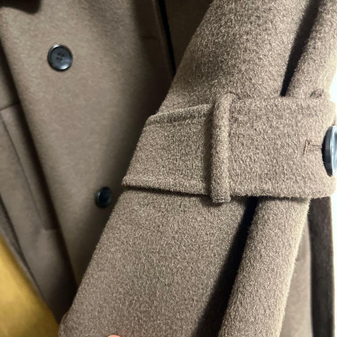 SNIDEL ウロコカシミア コート ブラウン