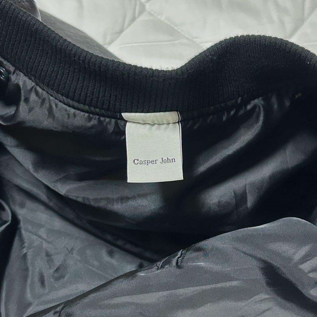 【完売品】Casper John MA-1 ボンバージャケット ブラック L