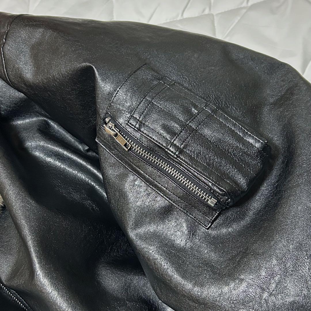 【完売品】Casper John MA-1 ボンバージャケット ブラック L