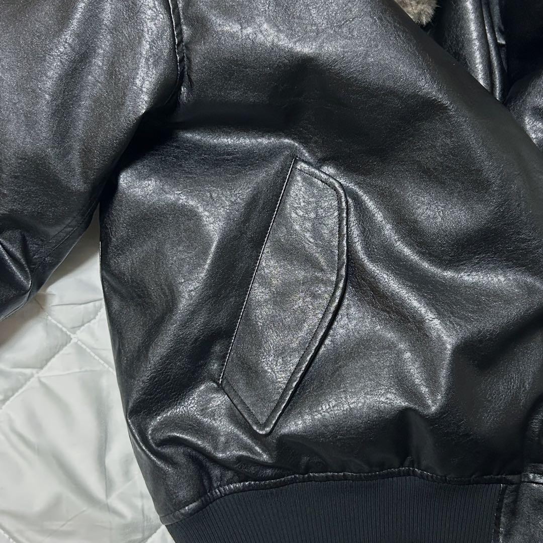 【完売品】Casper John MA-1 ボンバージャケット ブラック L