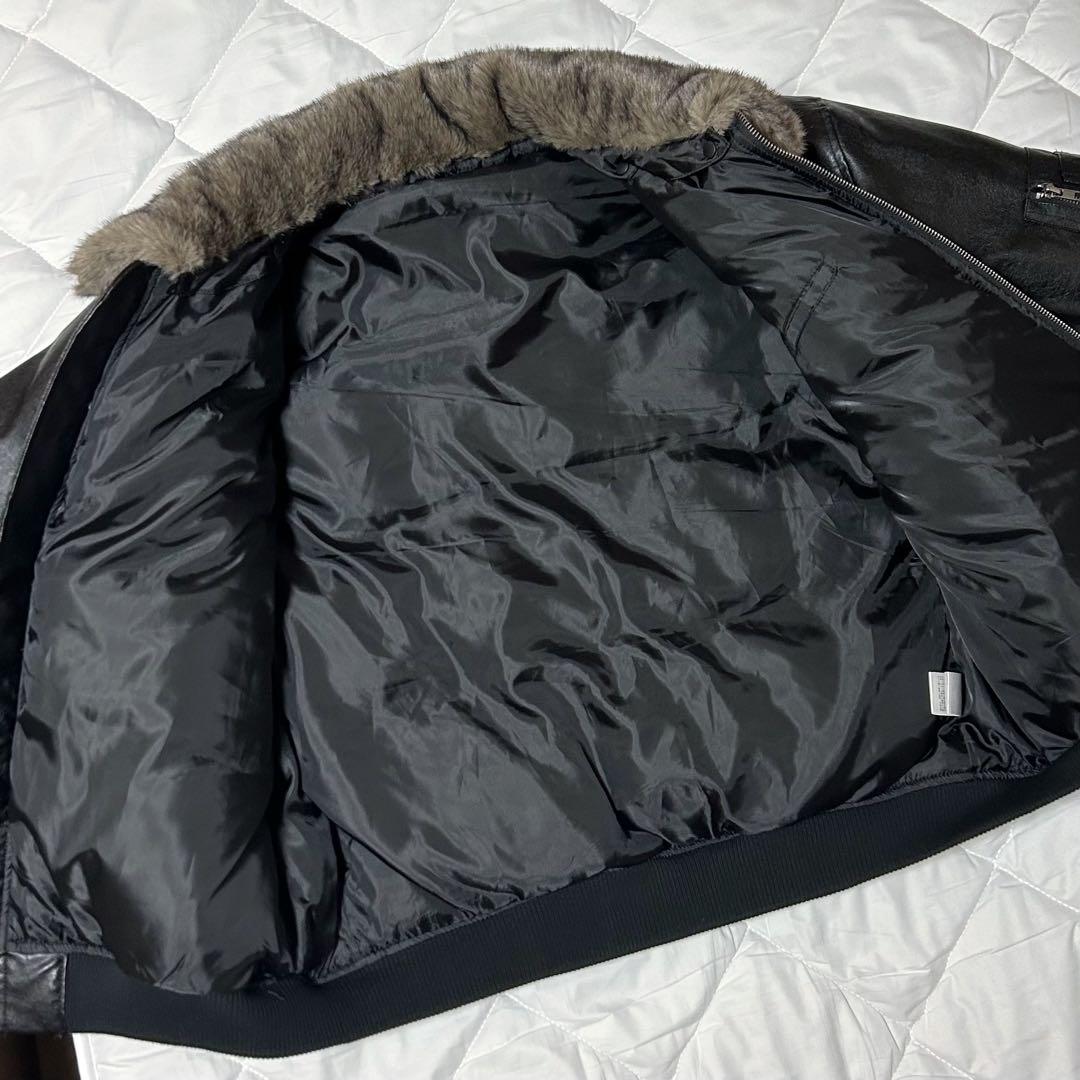 【完売品】Casper John MA-1 ボンバージャケット ブラック L