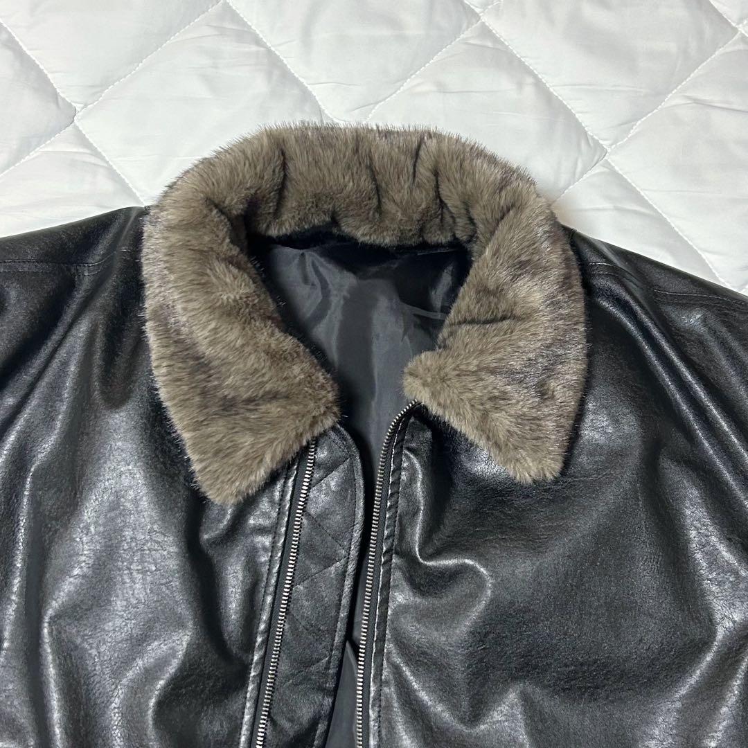 【完売品】Casper John MA-1 ボンバージャケット ブラック L