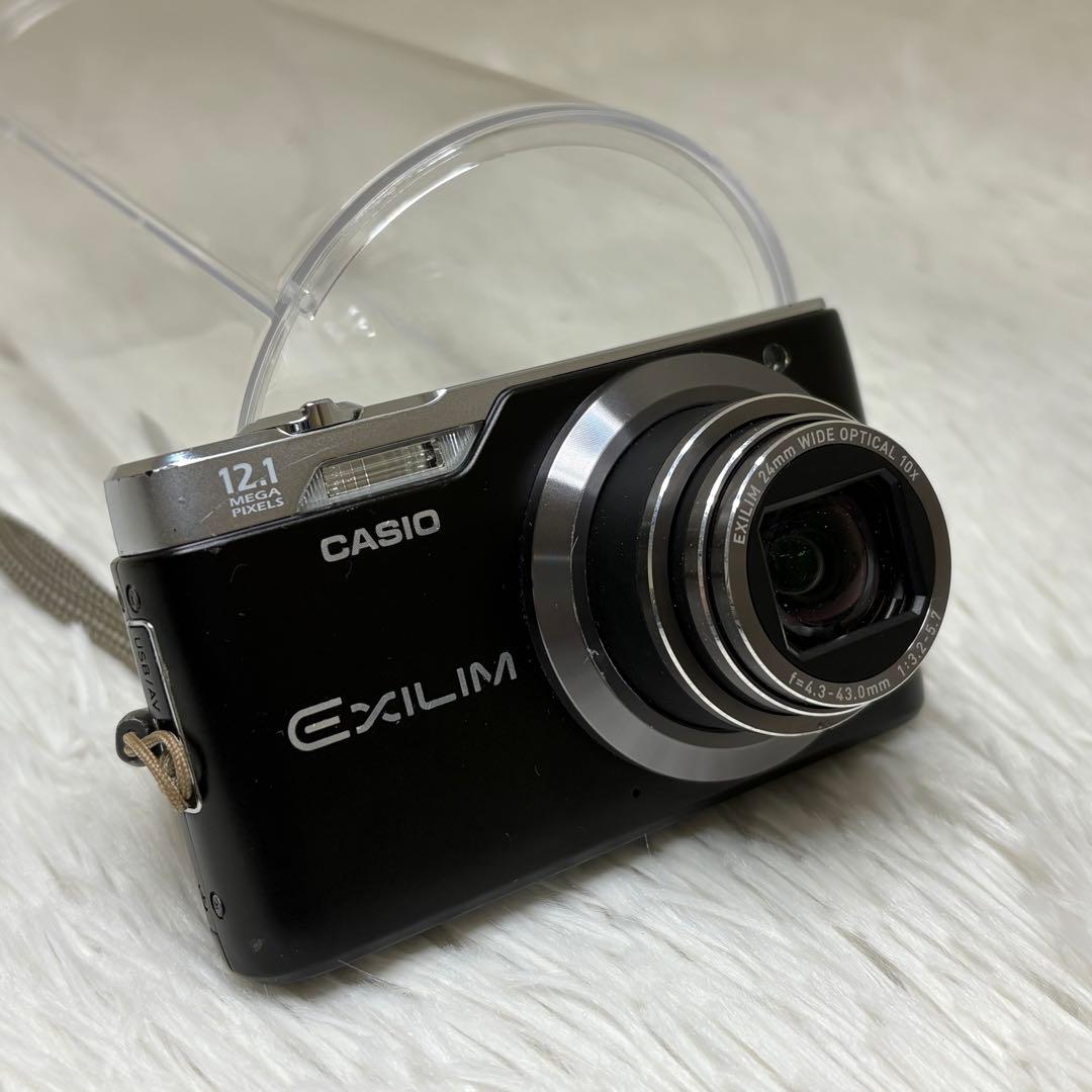 CASIO カメラ　EX-H5 充電器　箱　ブラック　黒　 コンデジ　動作品