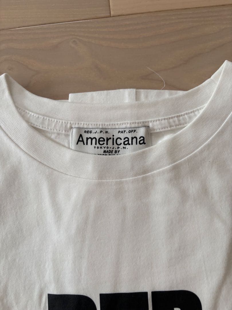 Deuxieme Classe 別注　アメリカーナ　BIGTシャツ　ホワイト