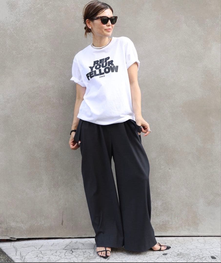 Deuxieme Classe 別注　アメリカーナ　BIGTシャツ　ホワイト