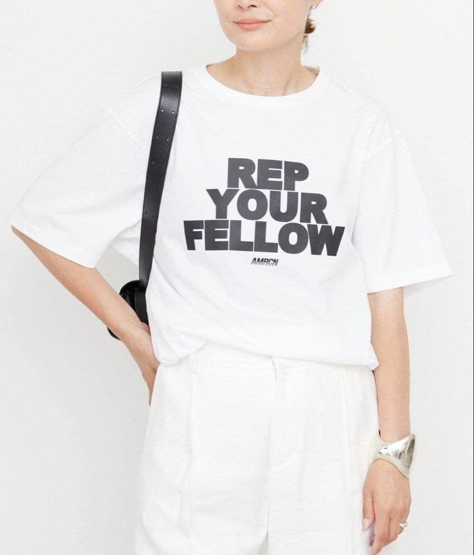 Deuxieme Classe 別注　アメリカーナ　BIGTシャツ　ホワイト