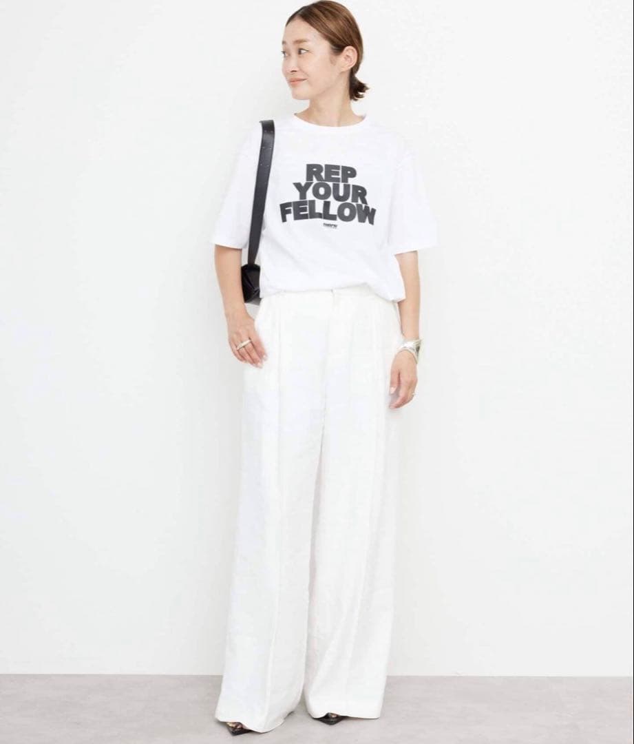 Deuxieme Classe 別注　アメリカーナ　BIGTシャツ　ホワイト