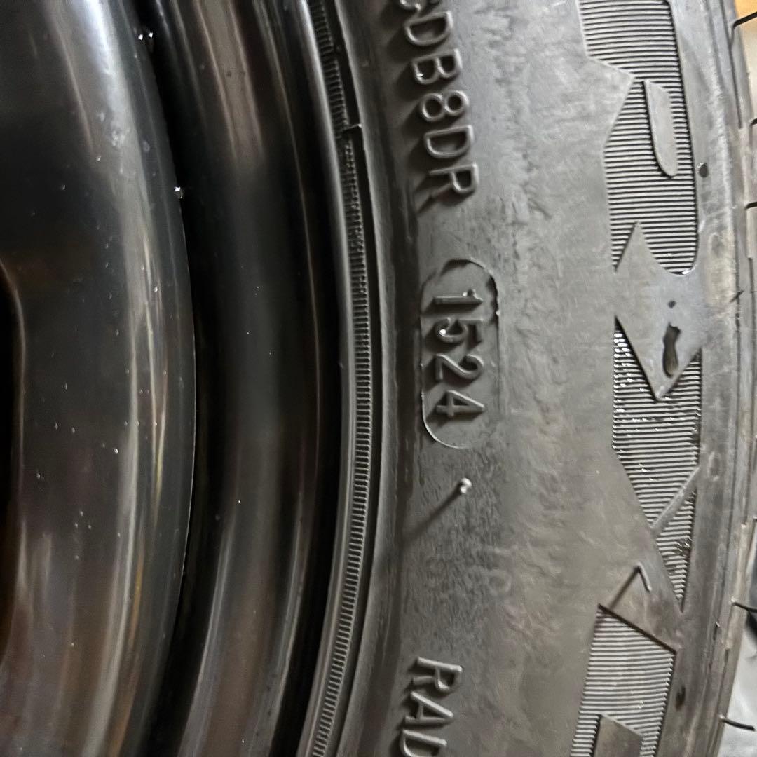 バリ山！シバタイヤ付き 鉄14インチホイール
