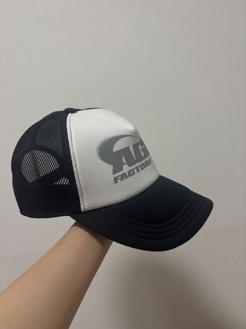 Age Factory メッシュキャップ白